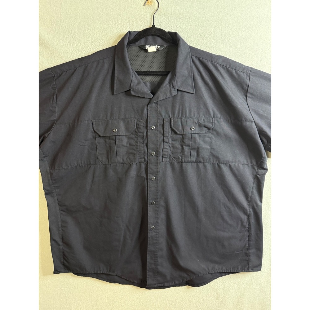 Vertx Phantom LT Button Up Men's 5XL‎ Tactical Shirt Pockets Uniform